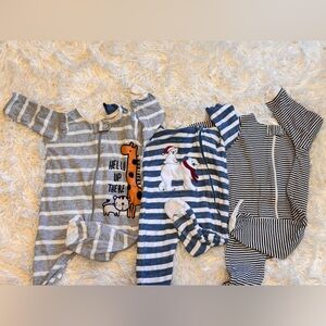 Gerber Kids Pajamas Set - Gray, Blue, and White